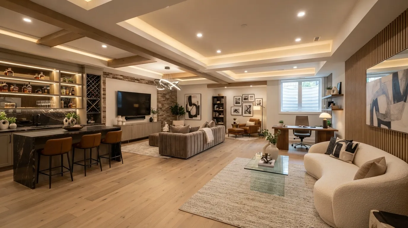 basement ideas Open Concept Basement Ideas