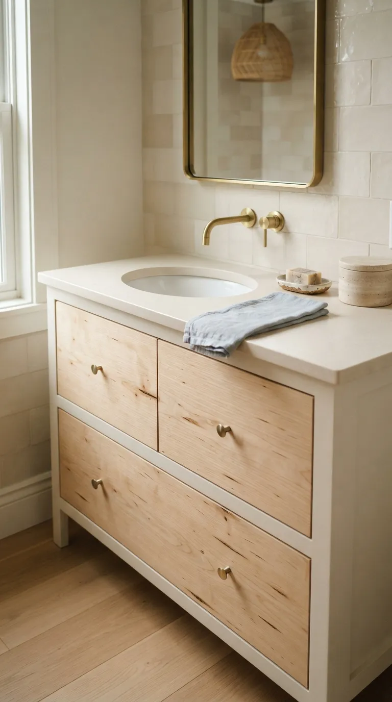 bathroom vanity ideas on a budget Refresh a Vanity With New Drawer Fronts