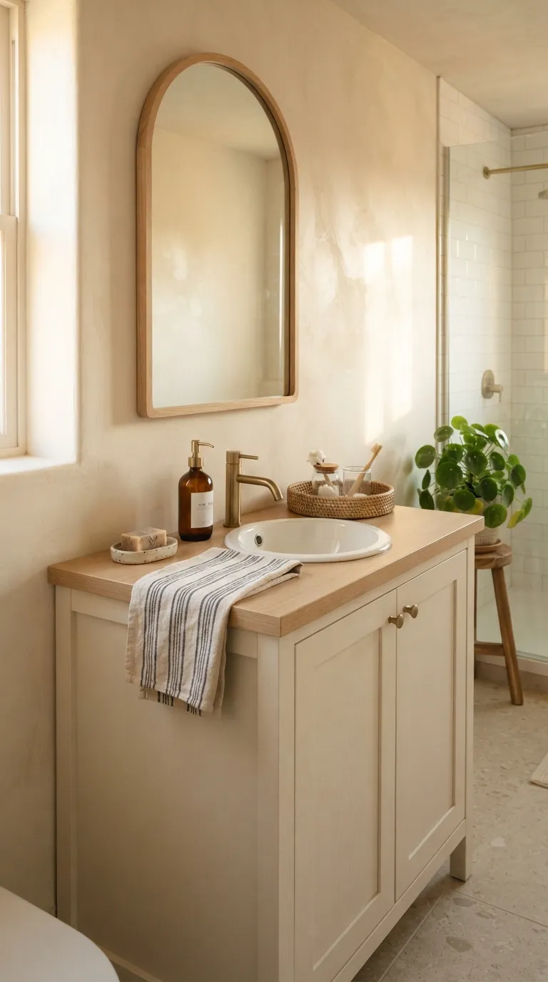bathroom vanity ideas on a budget Style a Basic Vanity With Affordable Details