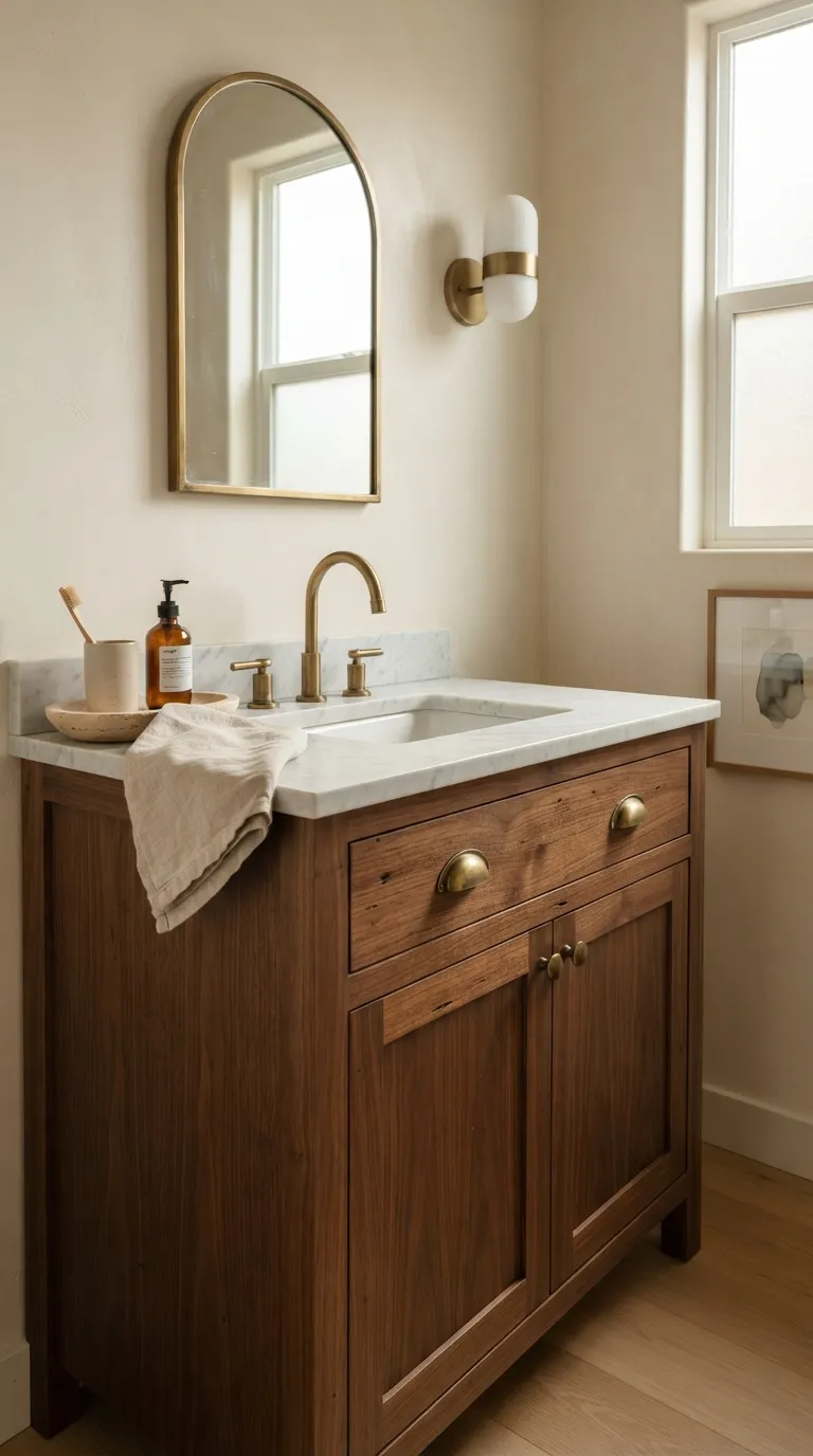 bathroom vanity ideas on a budget Swap the Hardware for an Instant Update