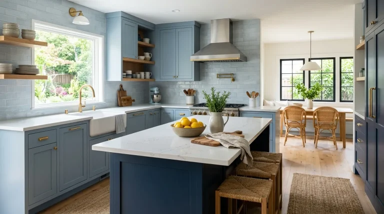 blue kitchen color palette ideas