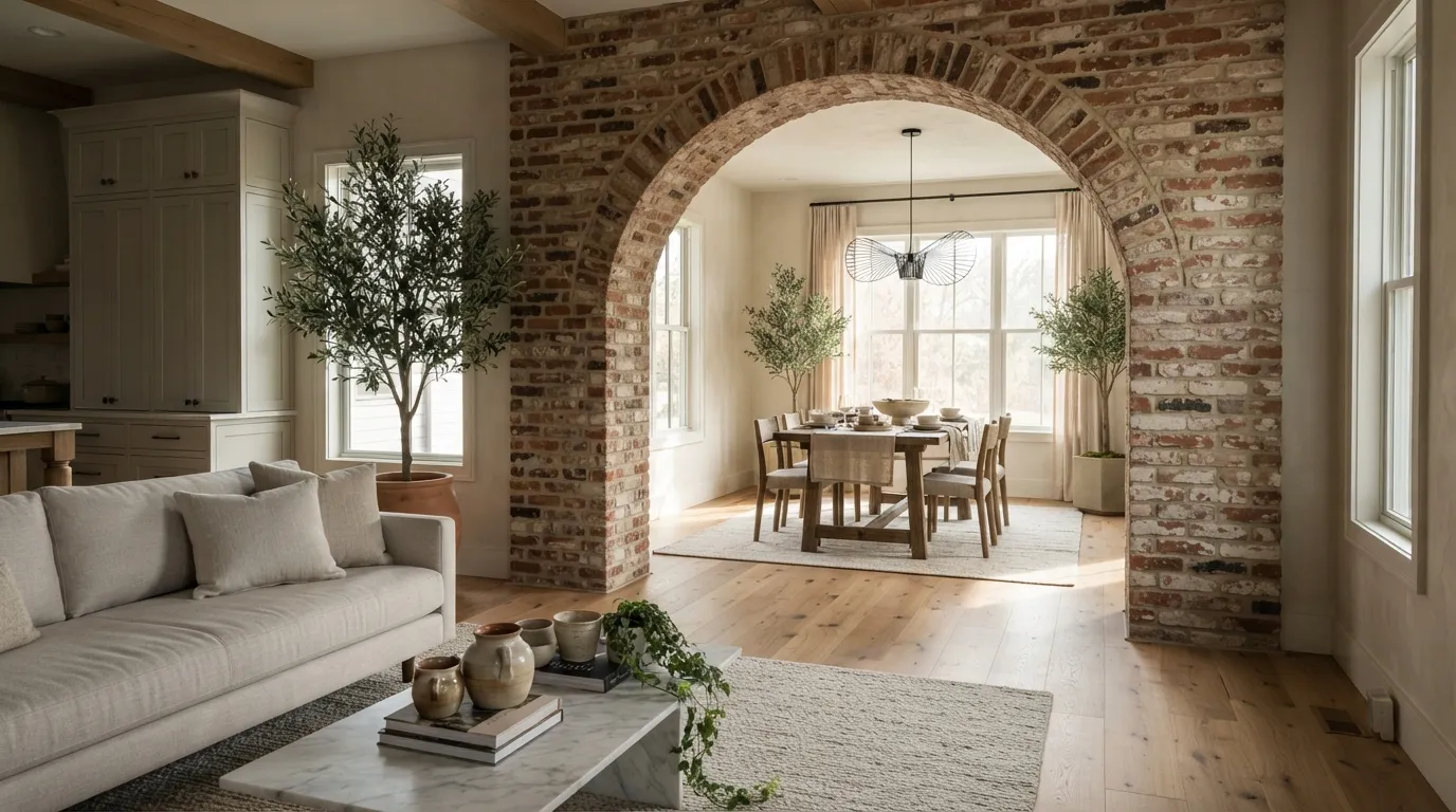 Brick Wall Ideas Brick Archway Accent