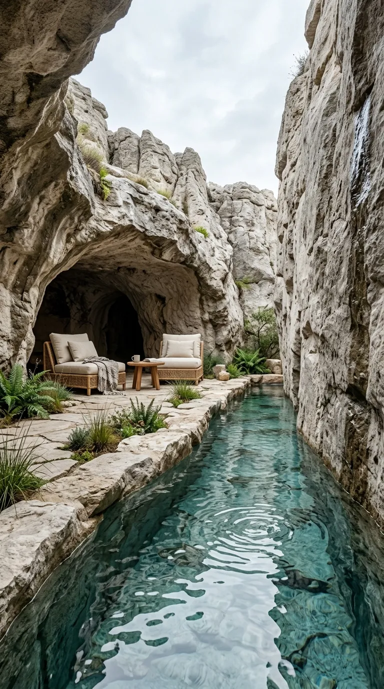 cave homes Cave Home With Natural Pool