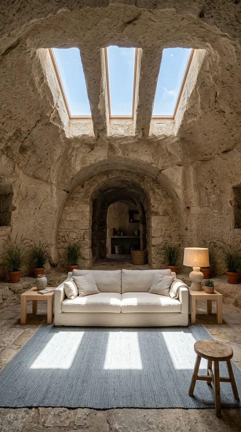 cave homes Cave Home With Skylights