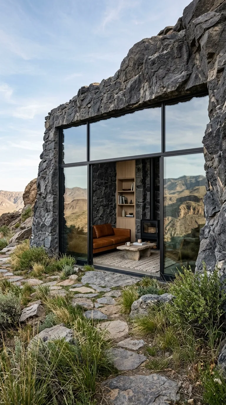 cave homes Glass-Faced Cave Retreat