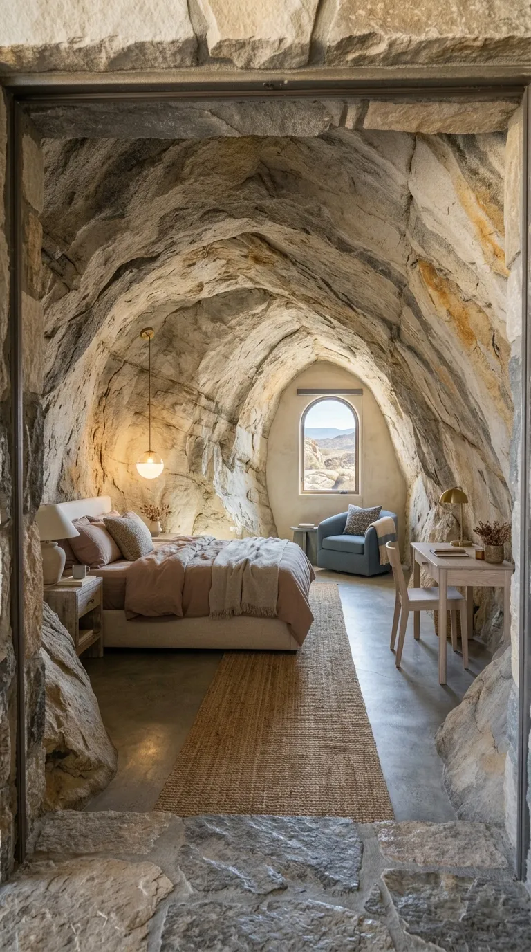 cave homes Modern Cave Guest Suite