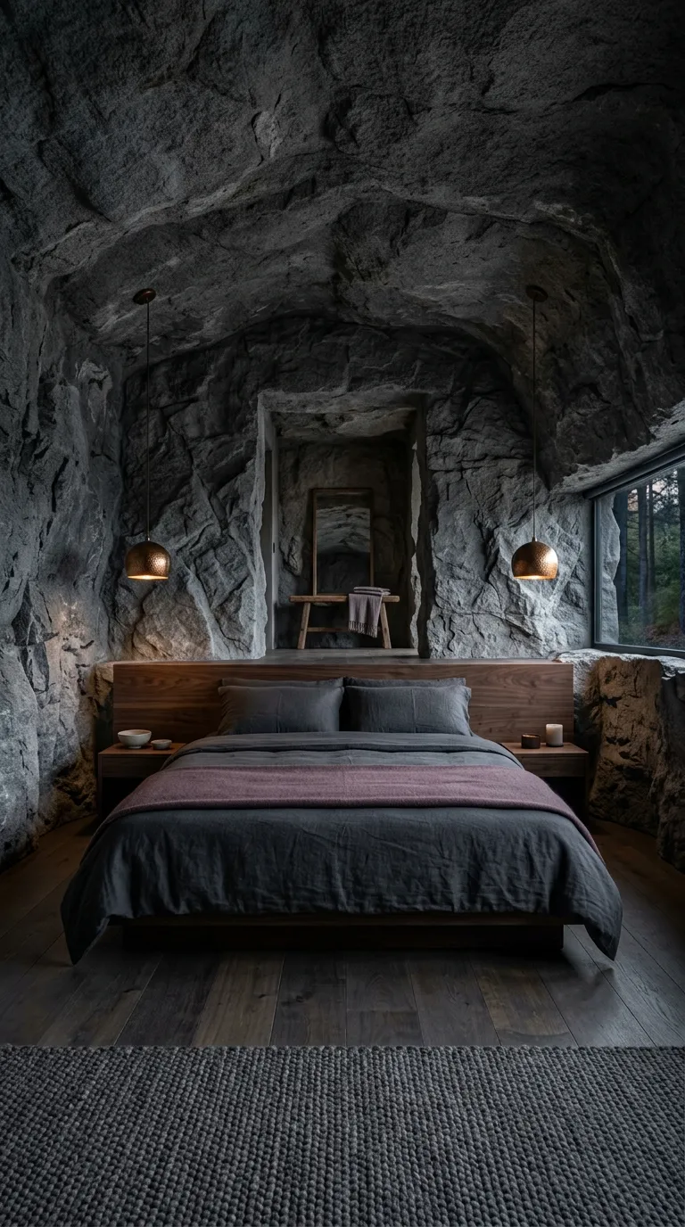 cave homes Moody Cave Bedroom