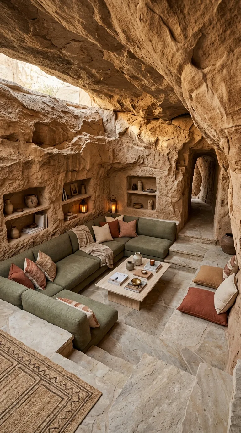 cave homes Sunken Cave Lounge
