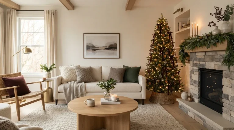 christmas decor ideas for living room