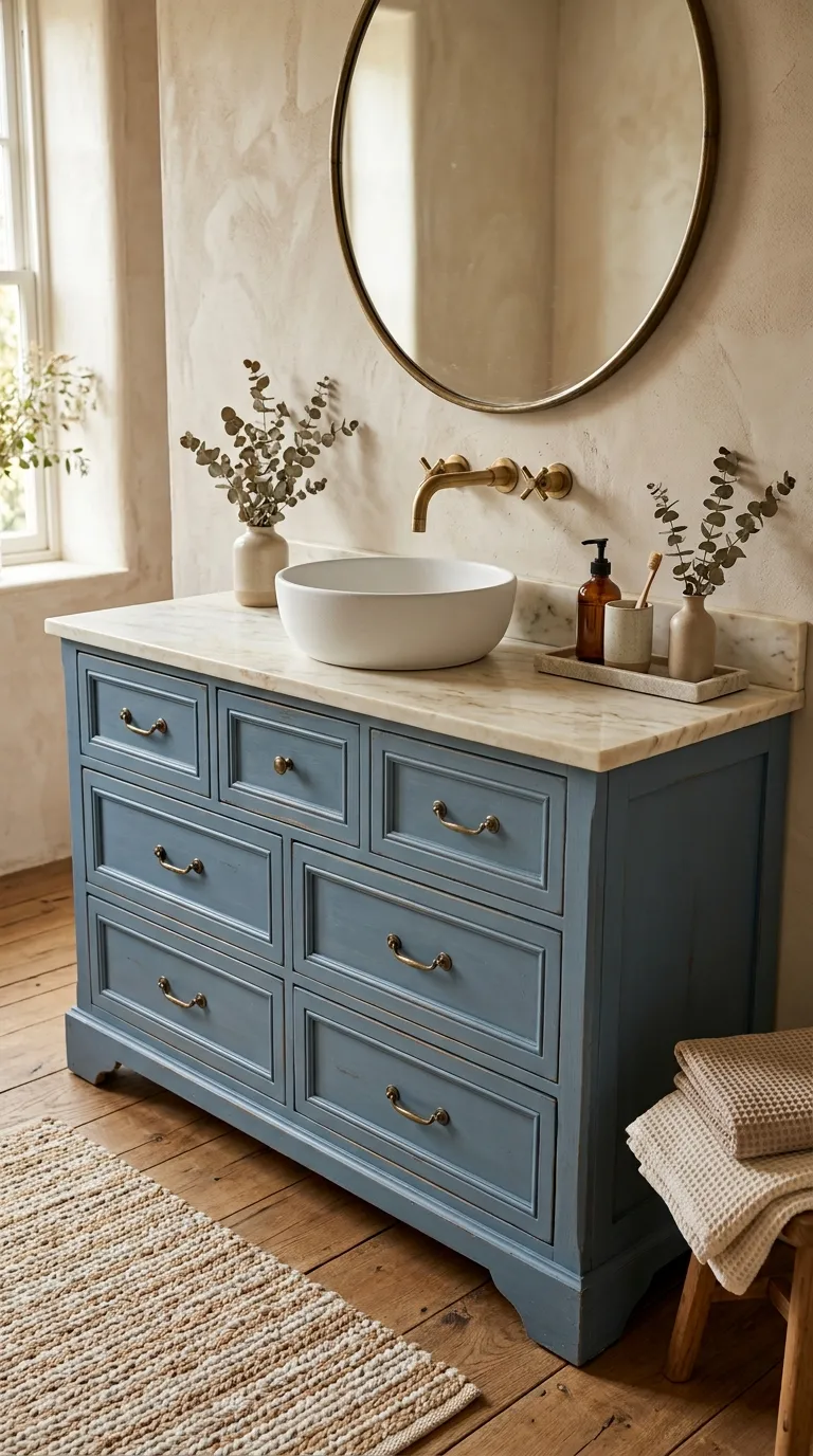 DIY bathroom vanity ideas Turn a Dresser Into a Vanity