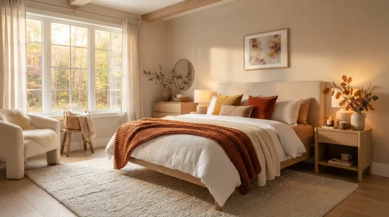 fall bedroom decor
