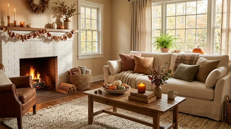 fall living room decor ideas