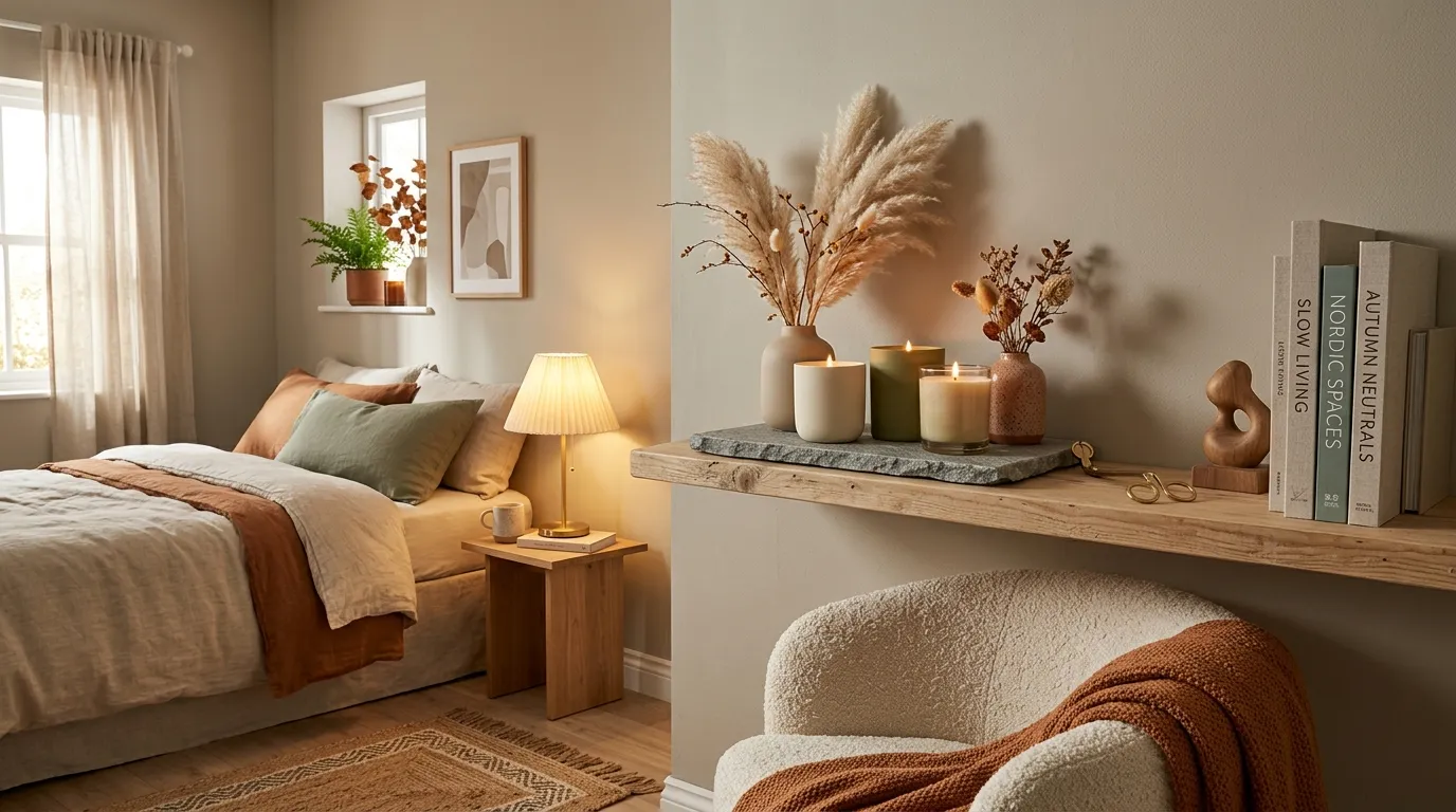fall room decor Cozy Candle Corner
