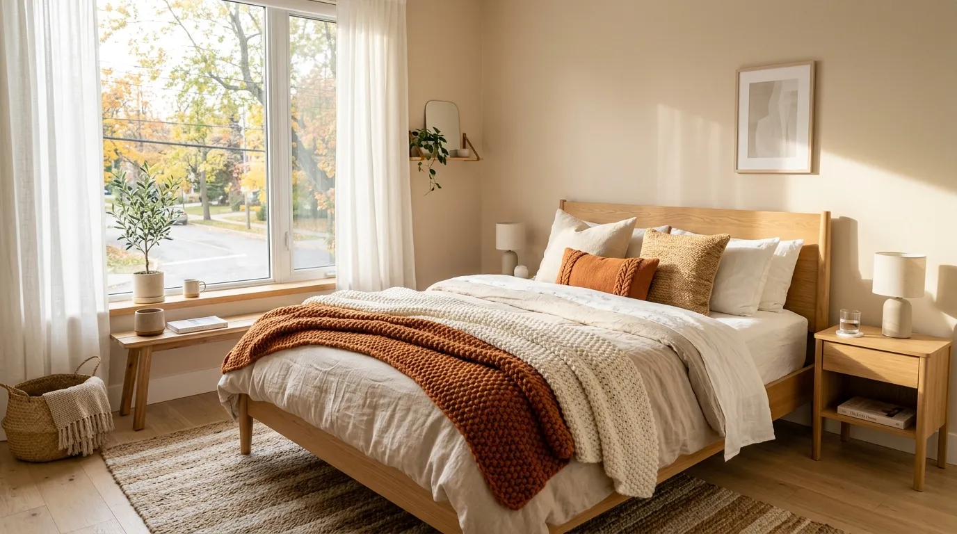 fall room decor Warm Knit Layers