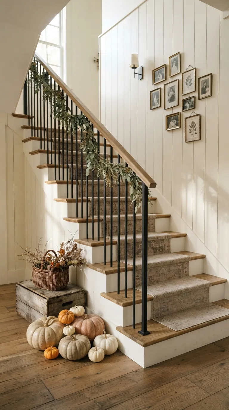 farmhouse fall decor Farmhouse Fall Stairway