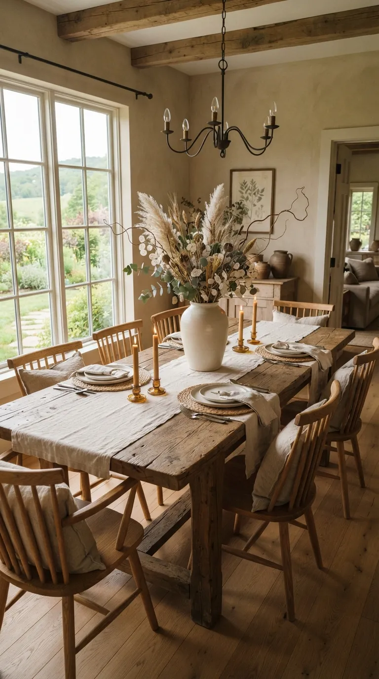 farmhouse fall decor Natural Dried Arrangements