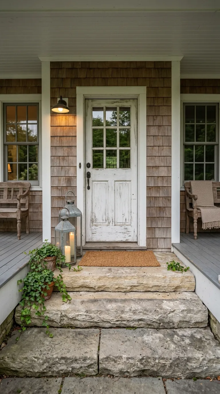 farmhouse lantern decorating ideas Decorate a Front Porch Step