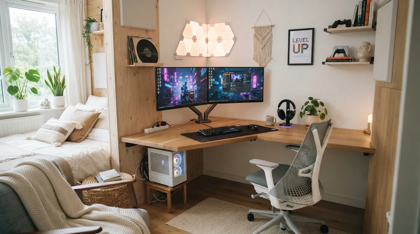 game room Corner Gaming Station