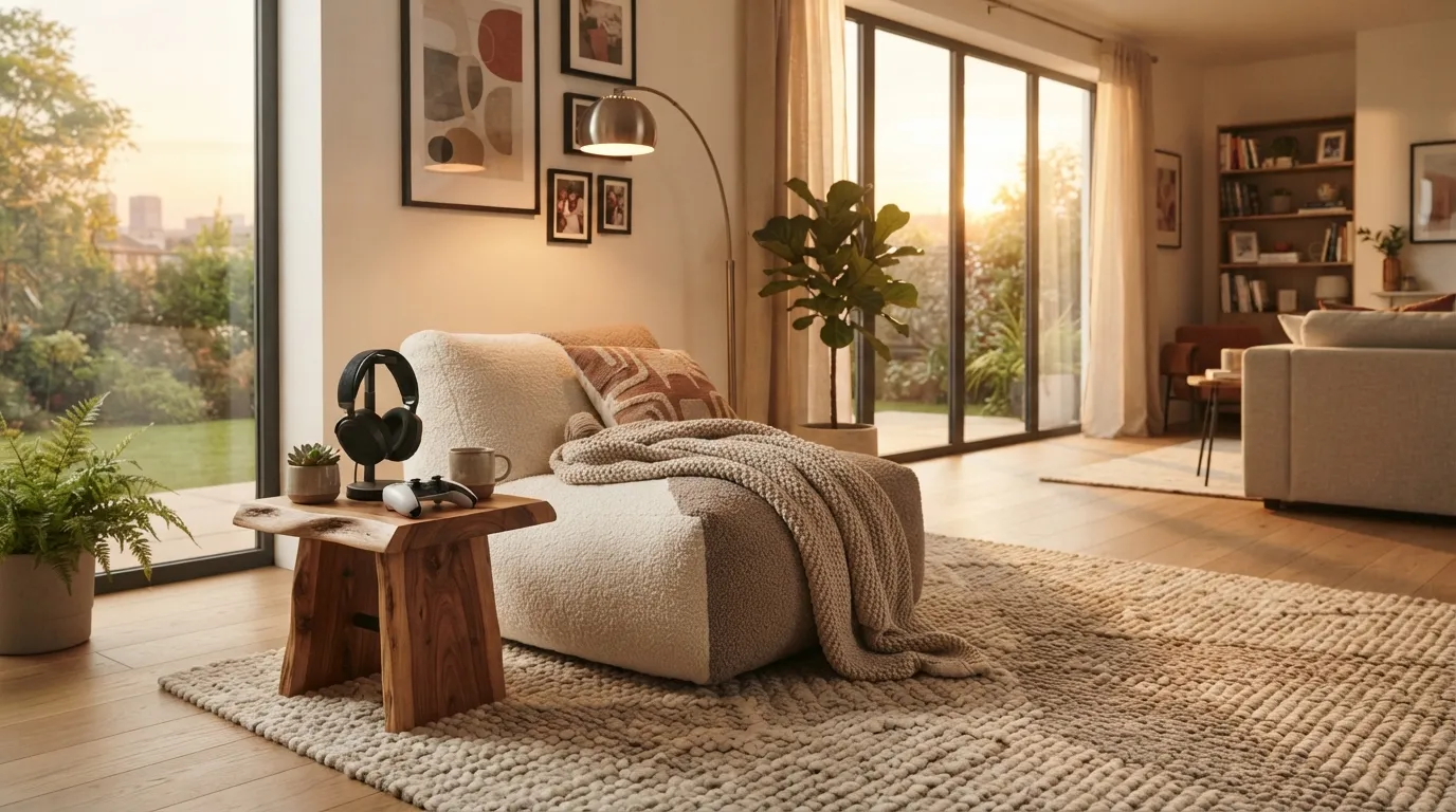 game room Cozy Bean Bag Corner