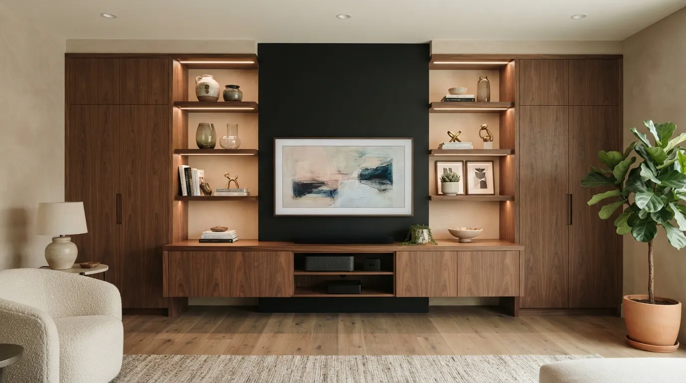 game room design Built-In Gaming Wall