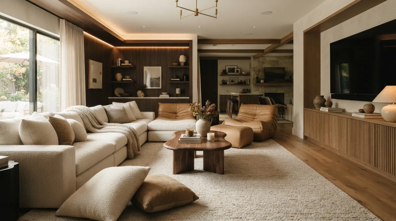 game room design Cozy Lounge Seating
