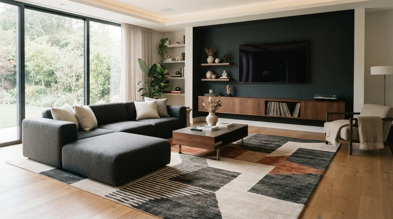game room design Statement Area Rug