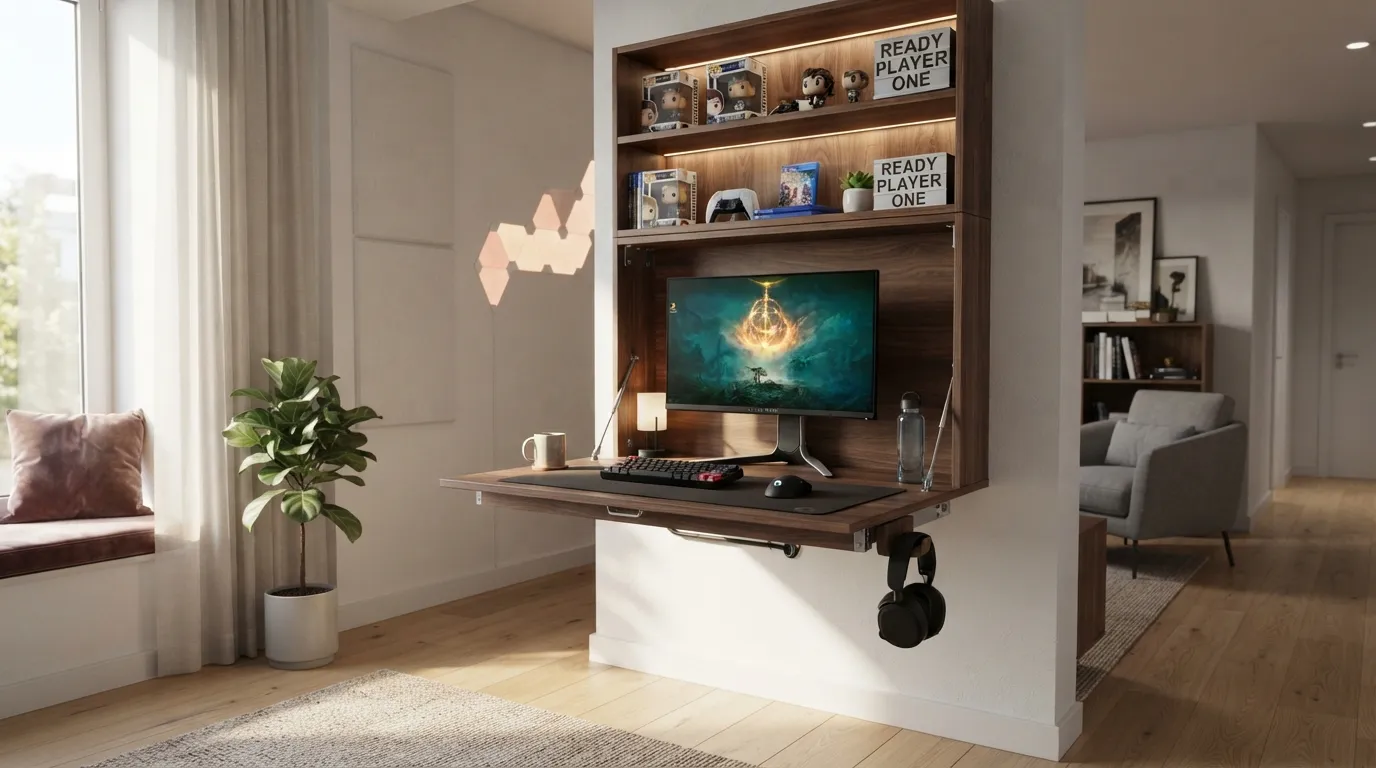 game room Fold-Down Gaming Desk