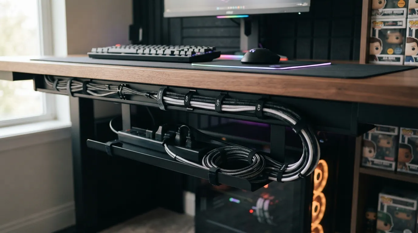 game room Hidden Cable System