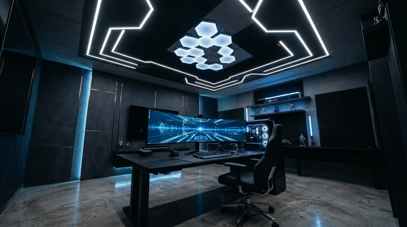 game room ideas LED Ceiling Glow