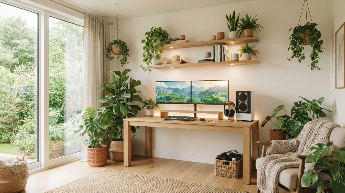 game room ideas Multi-Level LED Shelving