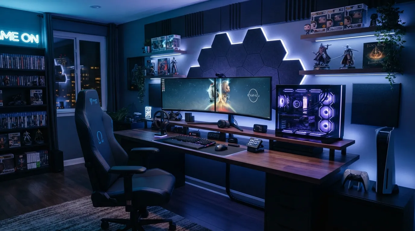 game room ideas RGB Command Center