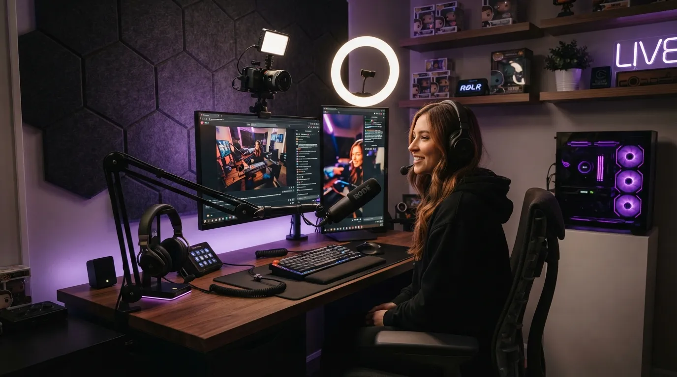 game room Mini Streaming Corner