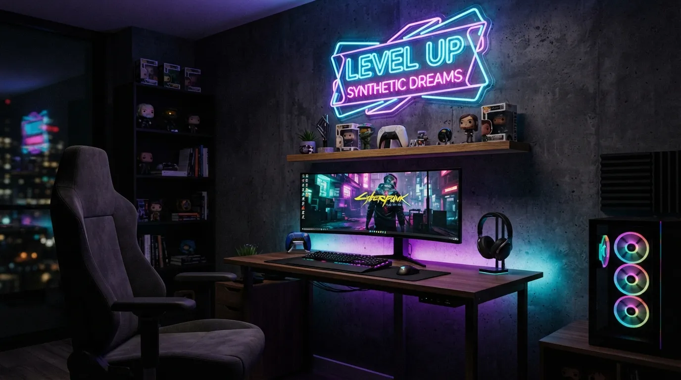 game room Neon Wall Art
