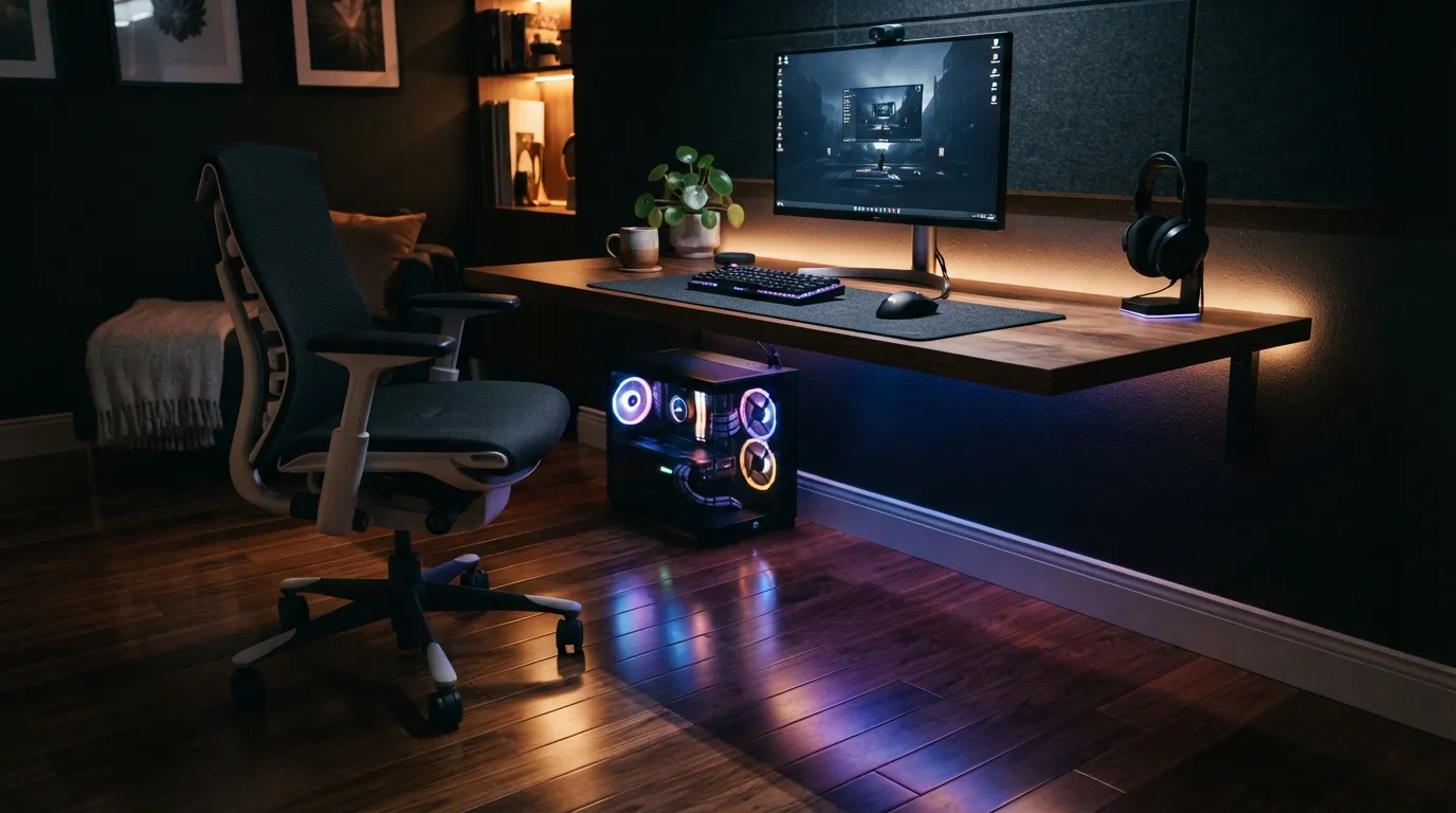 game room Under-Desk LED Glow