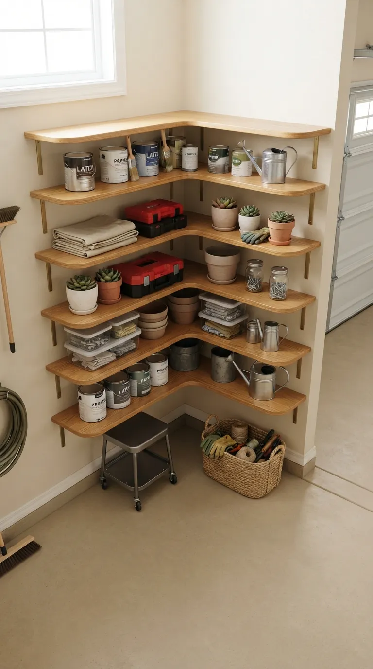 garage storage ideas Corner Shelving Units