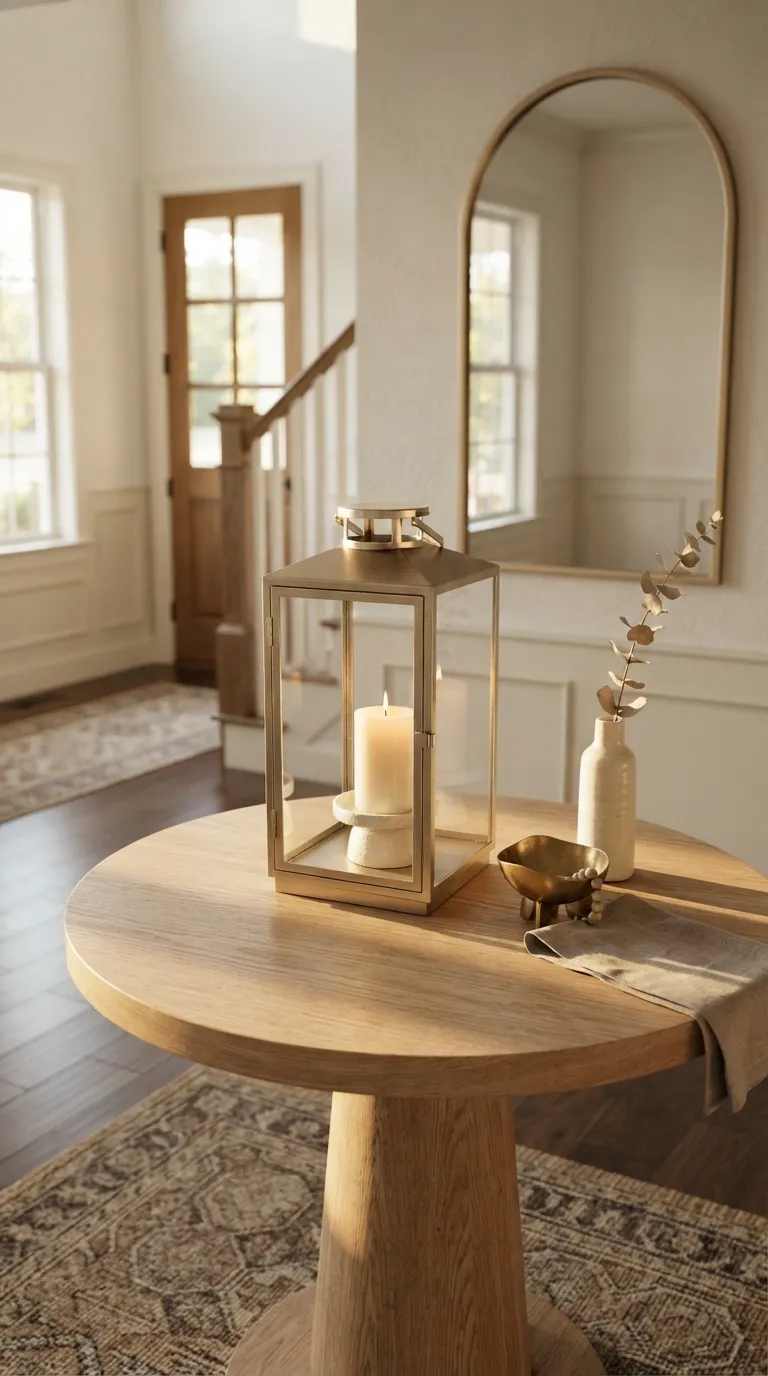 how to decorate a lantern with candles Add a Touch of Gold