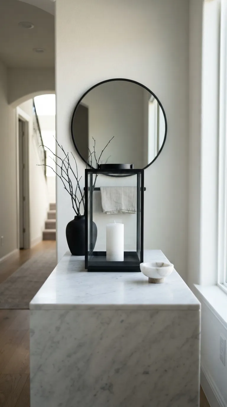 how to decorate a lantern with candles Make a Black-and-White Lantern Display