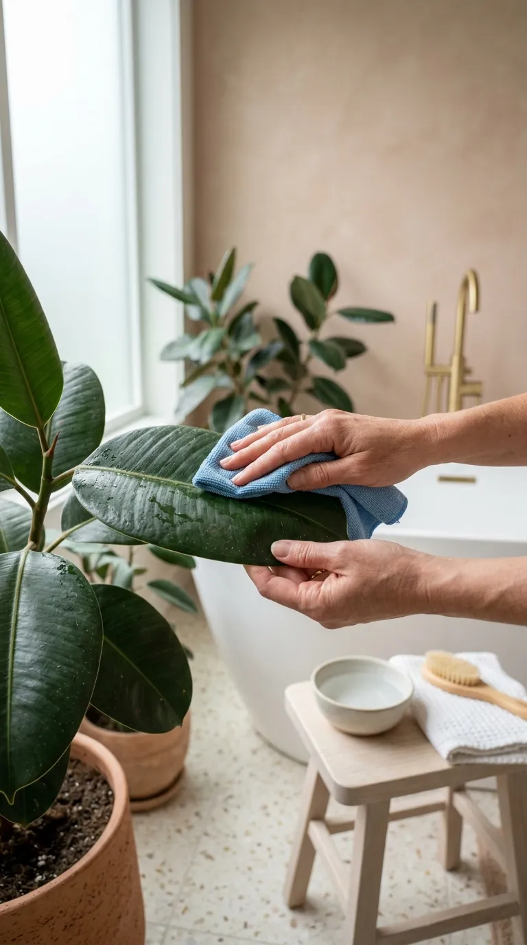 how to keep shower plants alive Clean Dust From Leaves