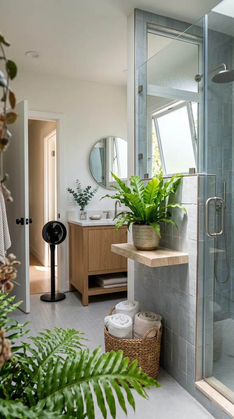 how to keep shower plants alive Improve Bathroom Airflow
