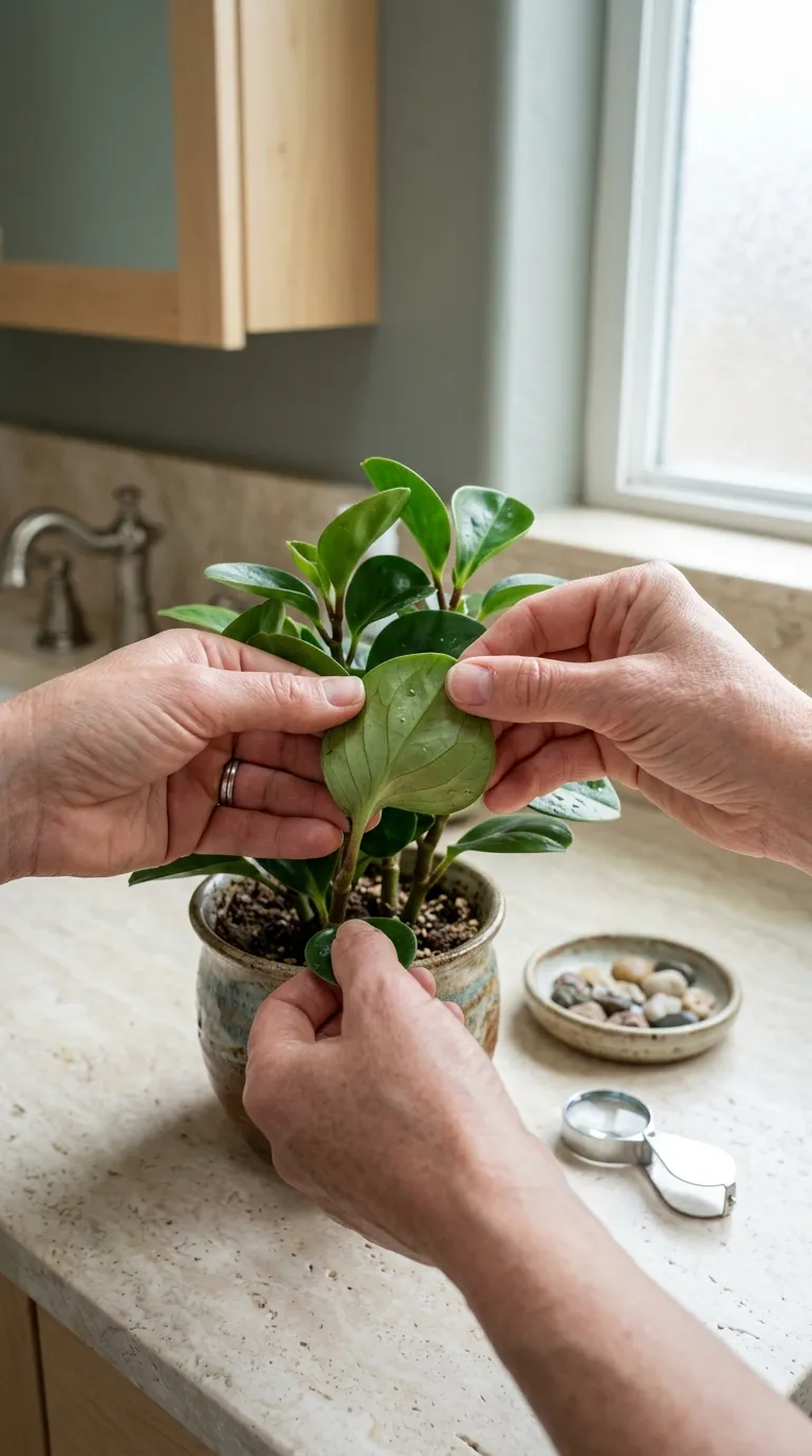 how to keep shower plants alive Inspect Leaves Weekly