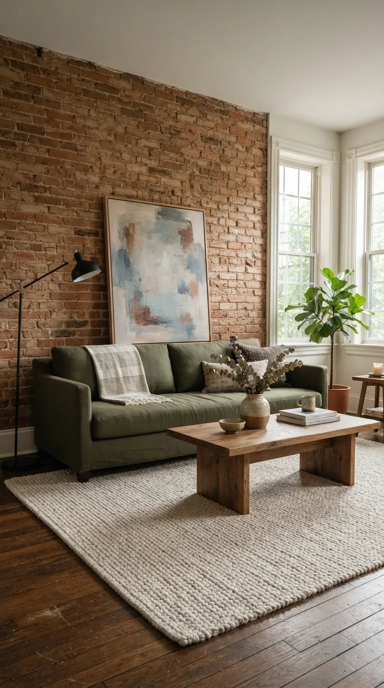 industrial living Exposed Brick Walls