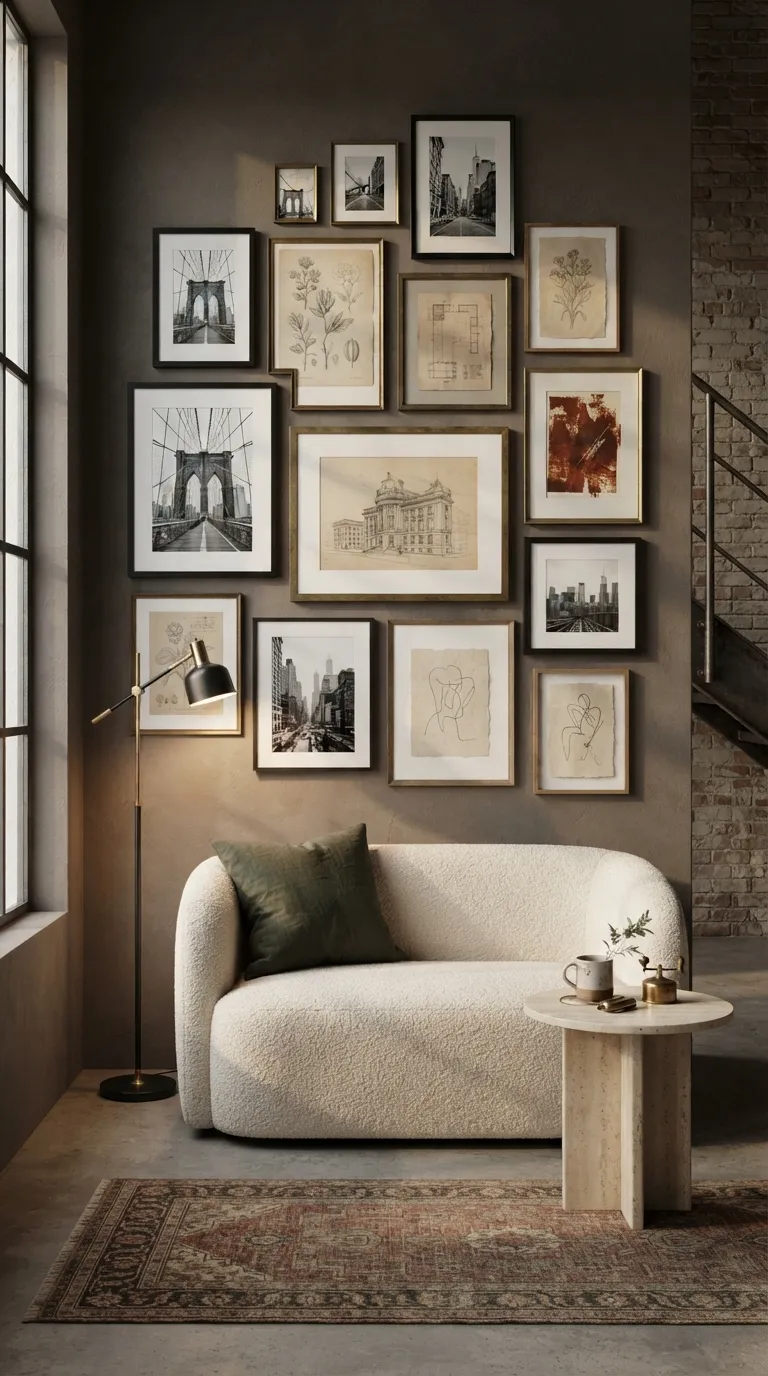 industrial living Industrial Gallery Walls