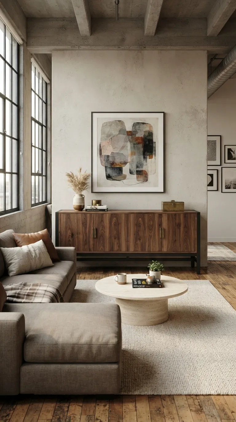 industrial living Industrial Media Console