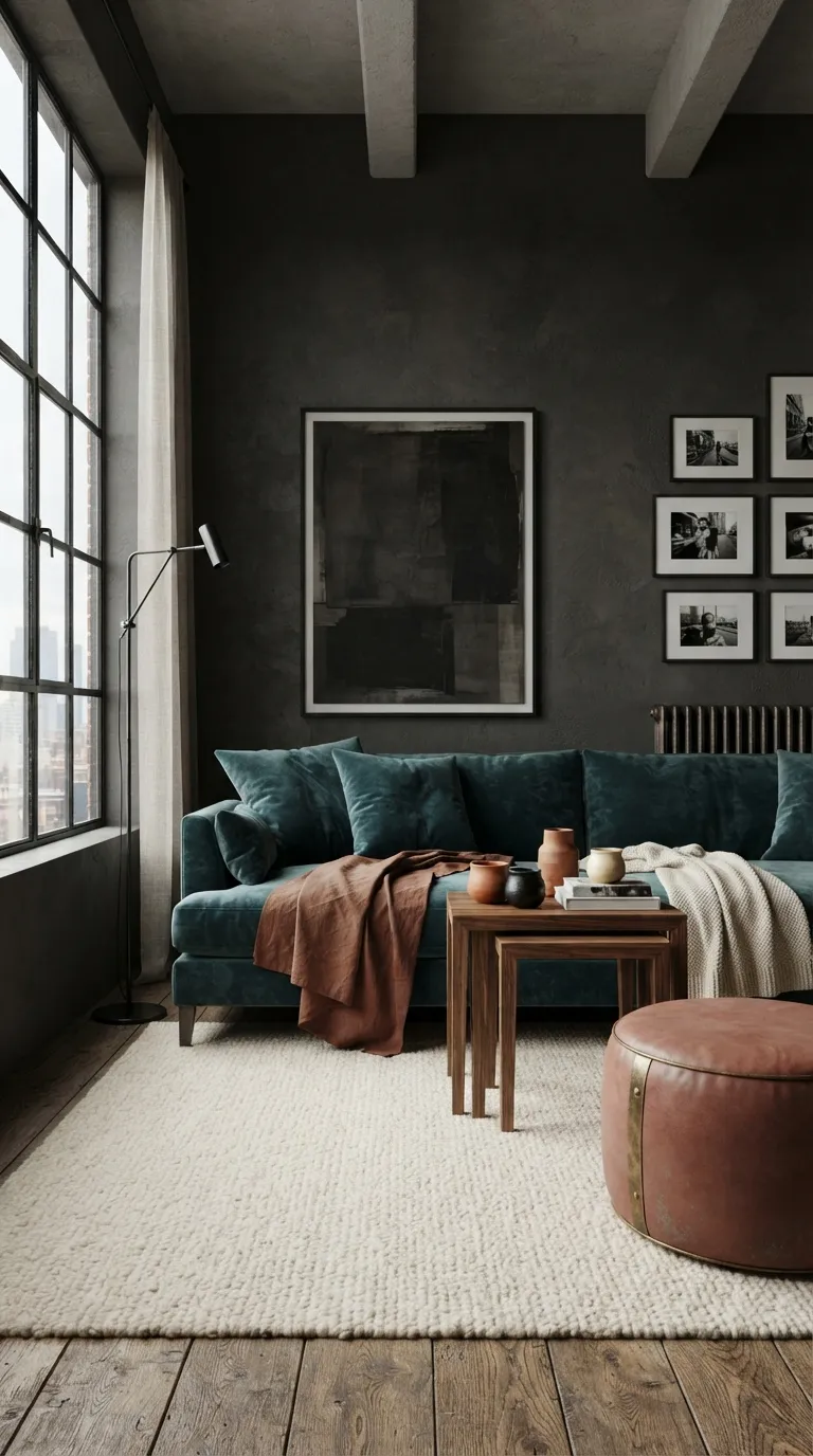 industrial living Moody Industrial Color Palette