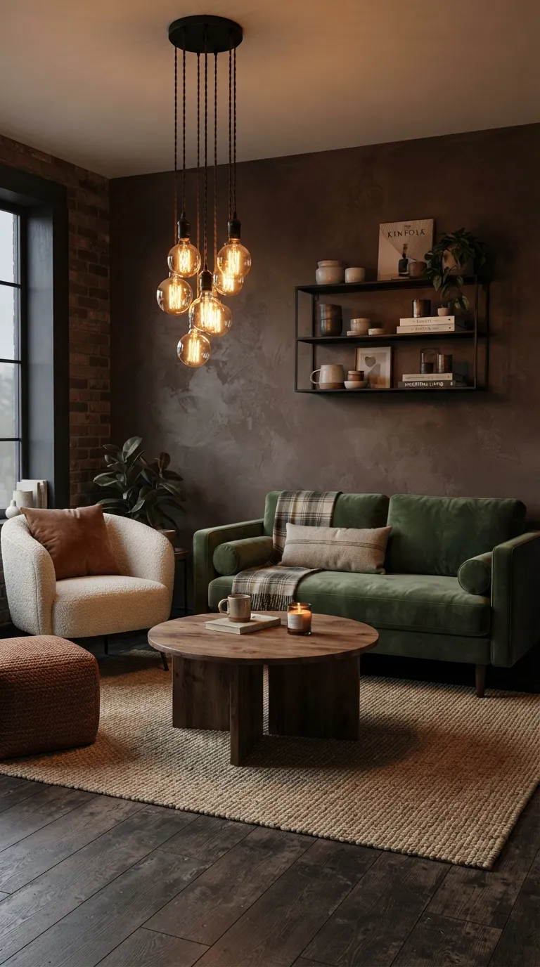 industrial living Warm Edison Lighting