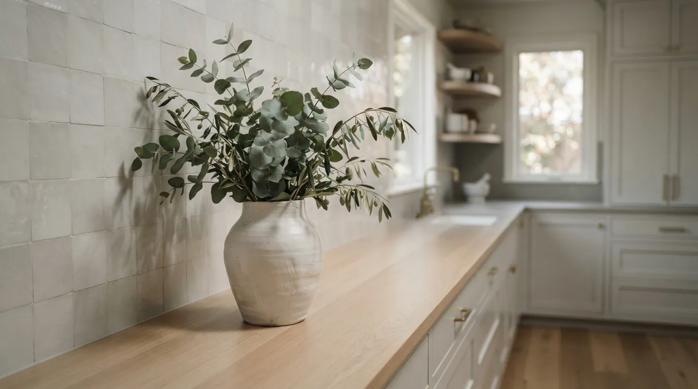 kitchen counter decor ideas on a budget Ceramic Vase Accent