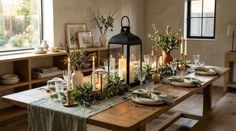 lantern centerpiece ideas for dining table