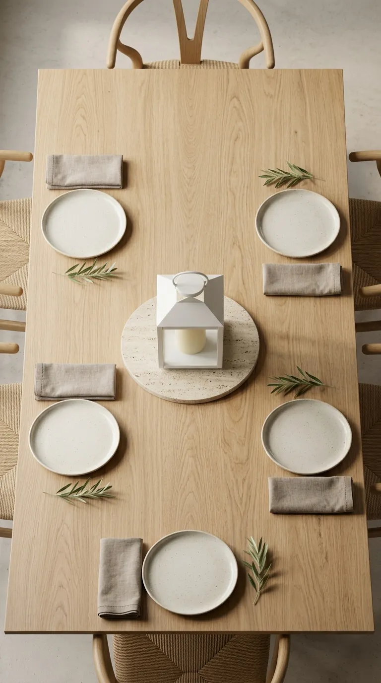 lantern centerpiece ideas for dining table Try a Minimalist Single-Lantern Display