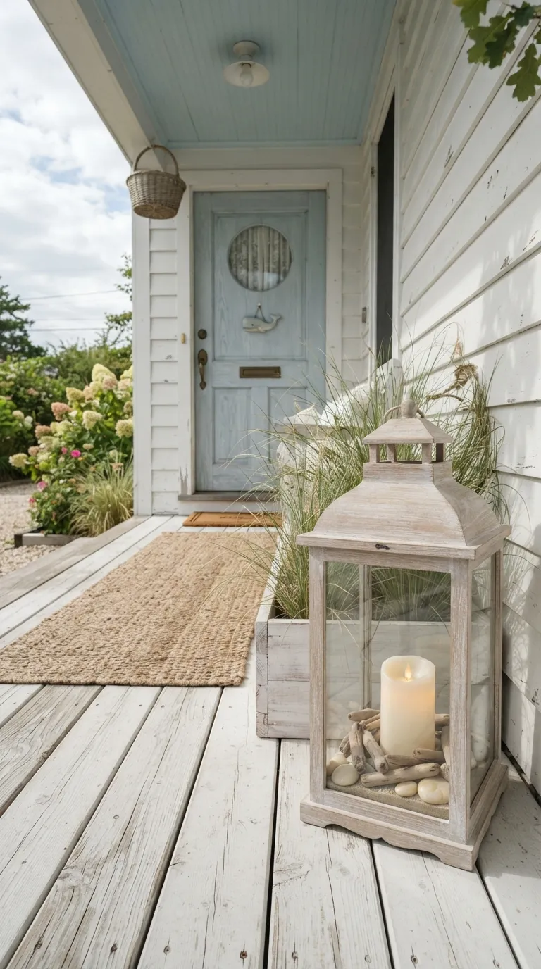 lantern decor ideas for the front porch Try Lanterns With Coastal Porch Decor