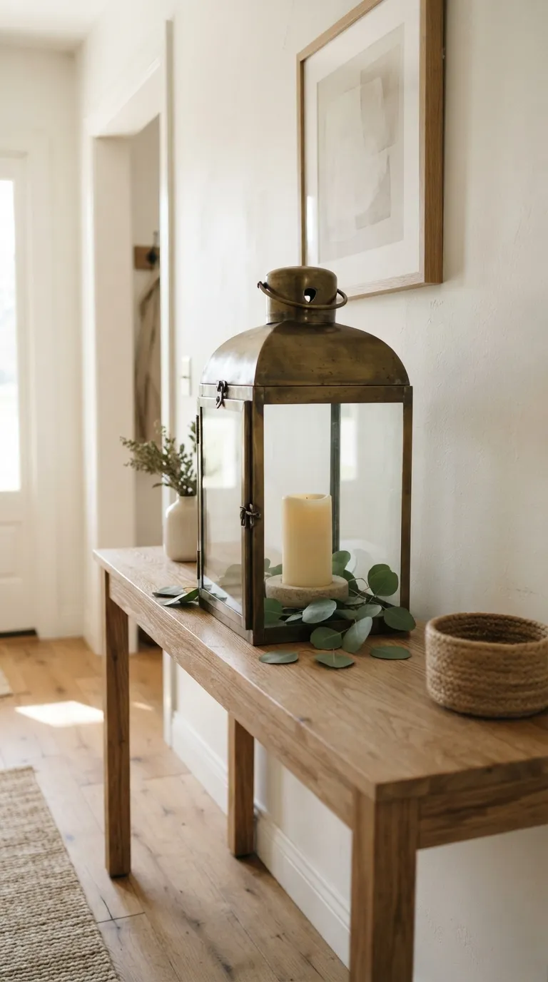 lantern decorating ideas on a budget Fill a Lantern With a Simple Candle